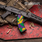 Ragged Mardi Gras Gun Skin Vinyl Wrap
