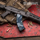 Ragged Navy Gun Skin Vinyl Wrap