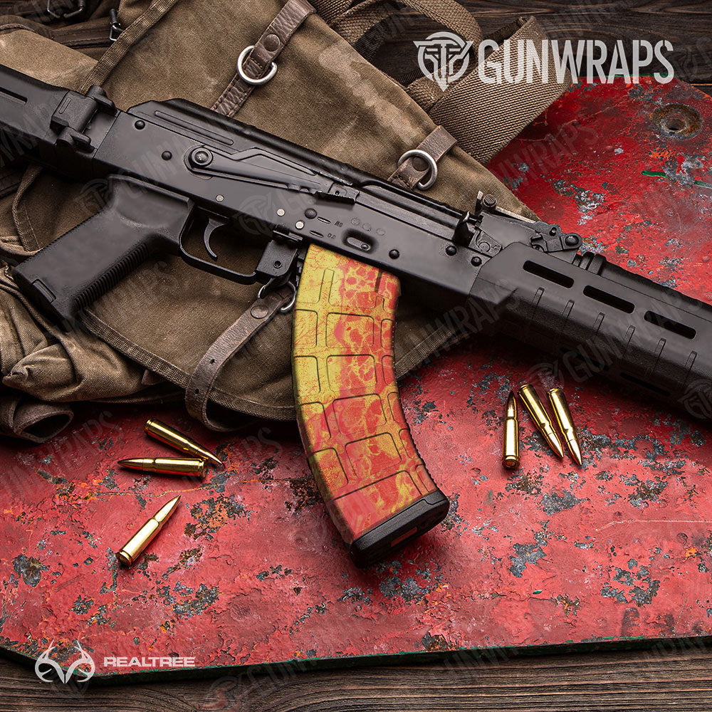 Realtree WAV3 Solar Blaze Gun Skin Vinyl Wrap
