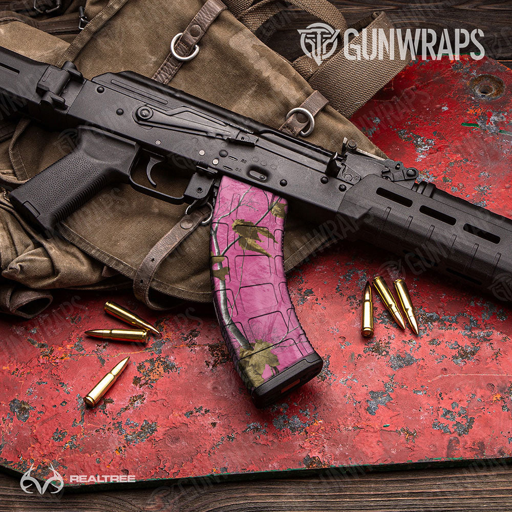 Realtree XTRA Colors Pink Gun Skin Vinyl Wrap