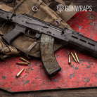 Rust White Gun Skin Vinyl Wrap