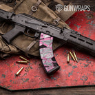 Sharp Pink Tiger Gun Skin Vinyl Wrap