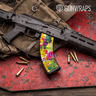 Tie Dye Flower Child Gun Skin Vinyl Wrap