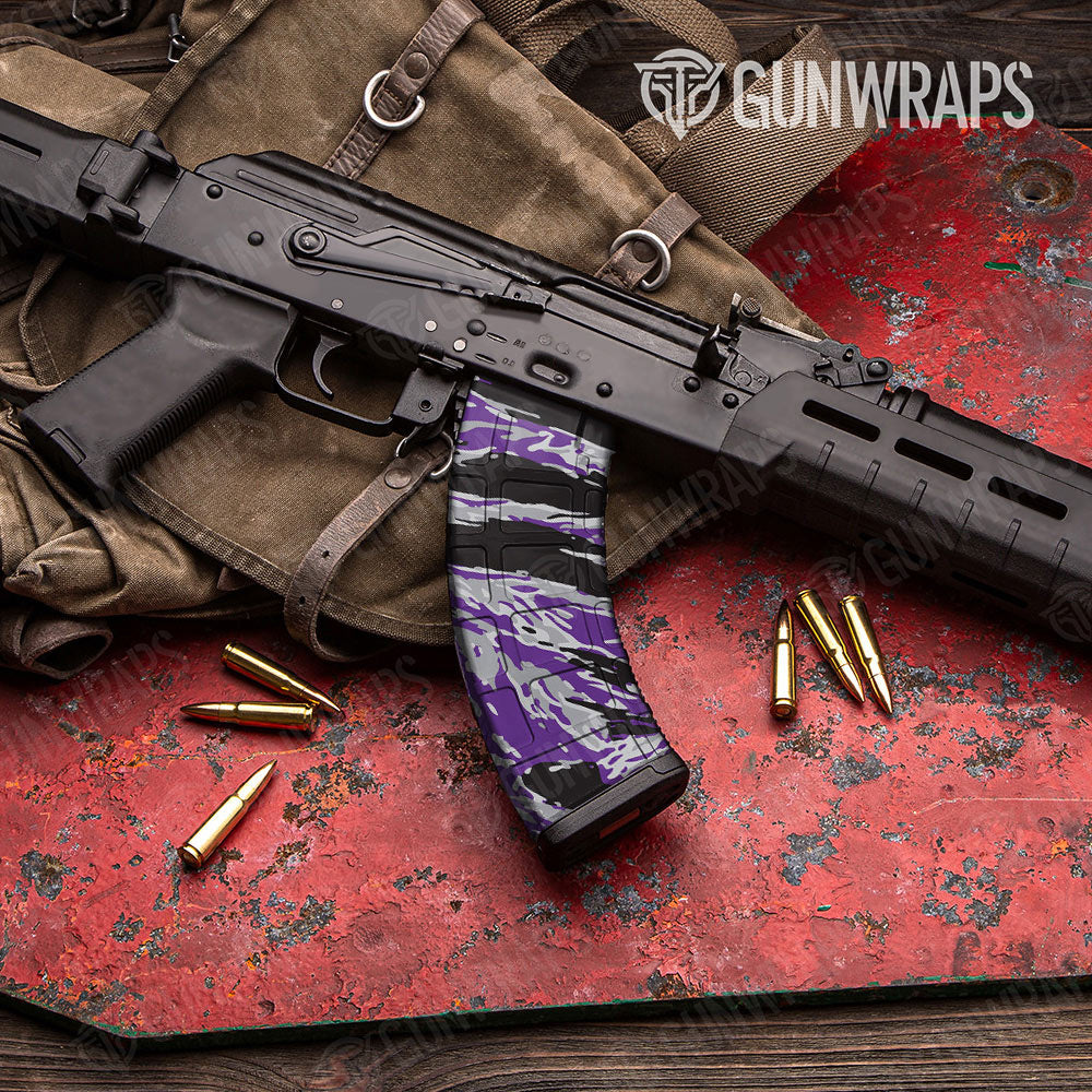 Vietnam Tiger Stripe Purple Tiger Gun Skin Vinyl Wrap