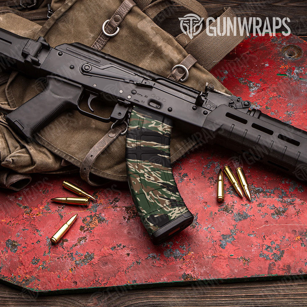 Vietnam Tiger Stripe Woodland Gun Skin Vinyl Wrap