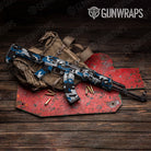 Classic Blue Tiger Gun Skin Vinyl Wrap