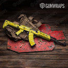 Classic Elite Yellow Gun Skin Vinyl Wrap