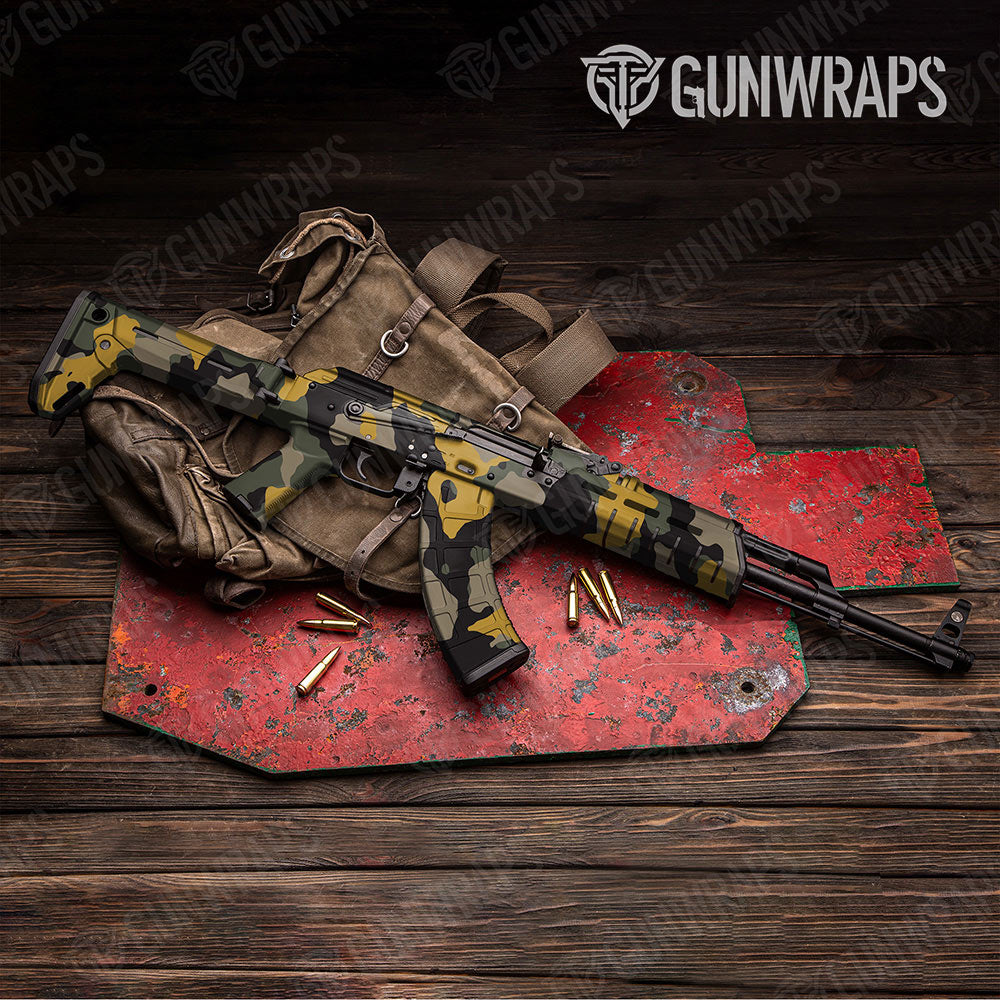 Cumulus Militant Yellow Gun Skin Vinyl Wrap