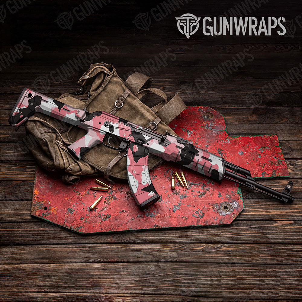 Cumulus Pink Gun Skin Vinyl Wrap