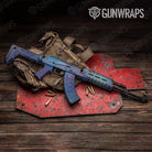 Damascus Fire And Ice Gun Skin Vinyl Wrap