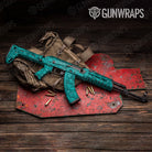 Digital Elite Tiffany Blue Gun Skin Vinyl Wrap