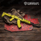 Digital Elite Yellow Gun Skin Vinyl Wrap