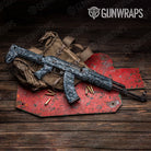 Digital Navy Gun Skin Vinyl Wrap