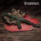 Erratic Army Dark Green Gun Skin Vinyl Wrap