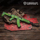 Hex DNA Magenta Lime Gun Skin Vinyl Wrap