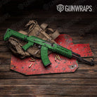 Hex Electric Green Gun Skin Vinyl Wrap