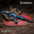 Kryptek Blue Lightning Gun Skin Vinyl Wrap
