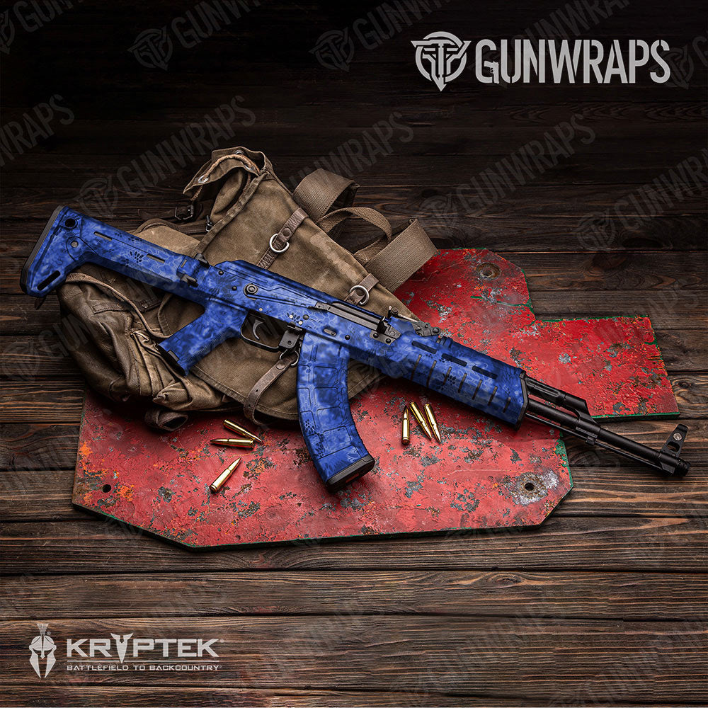 Kryptek Blue Gun Skin Vinyl Wrap