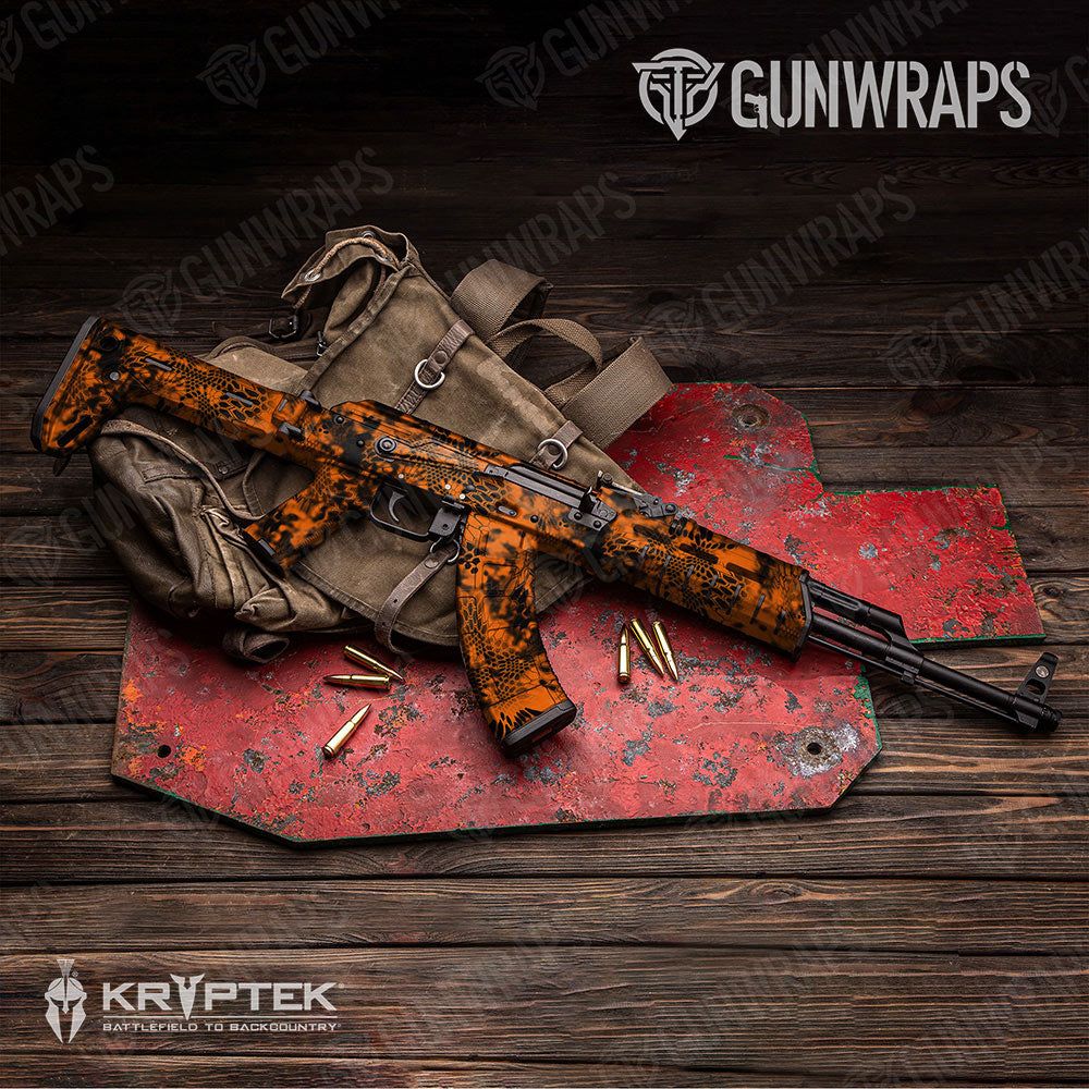 Kryptek Inferno Gun Skin Vinyl Wrap