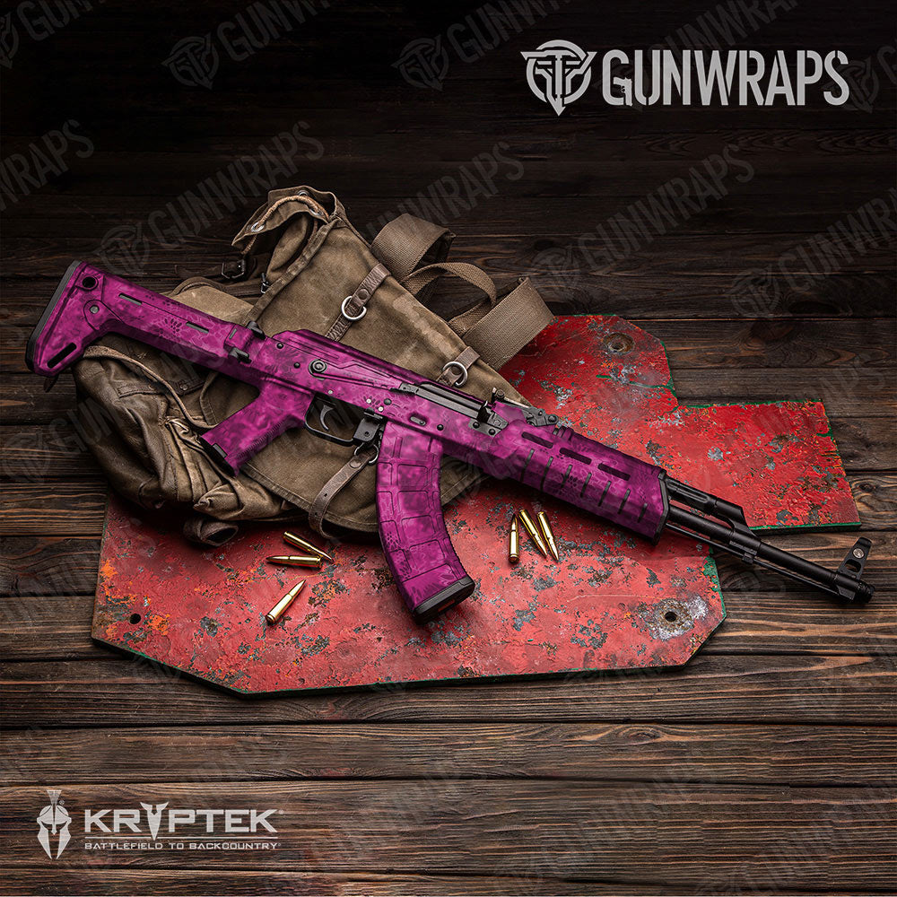 Kryptek Magenta Gun Skin Vinyl Wrap