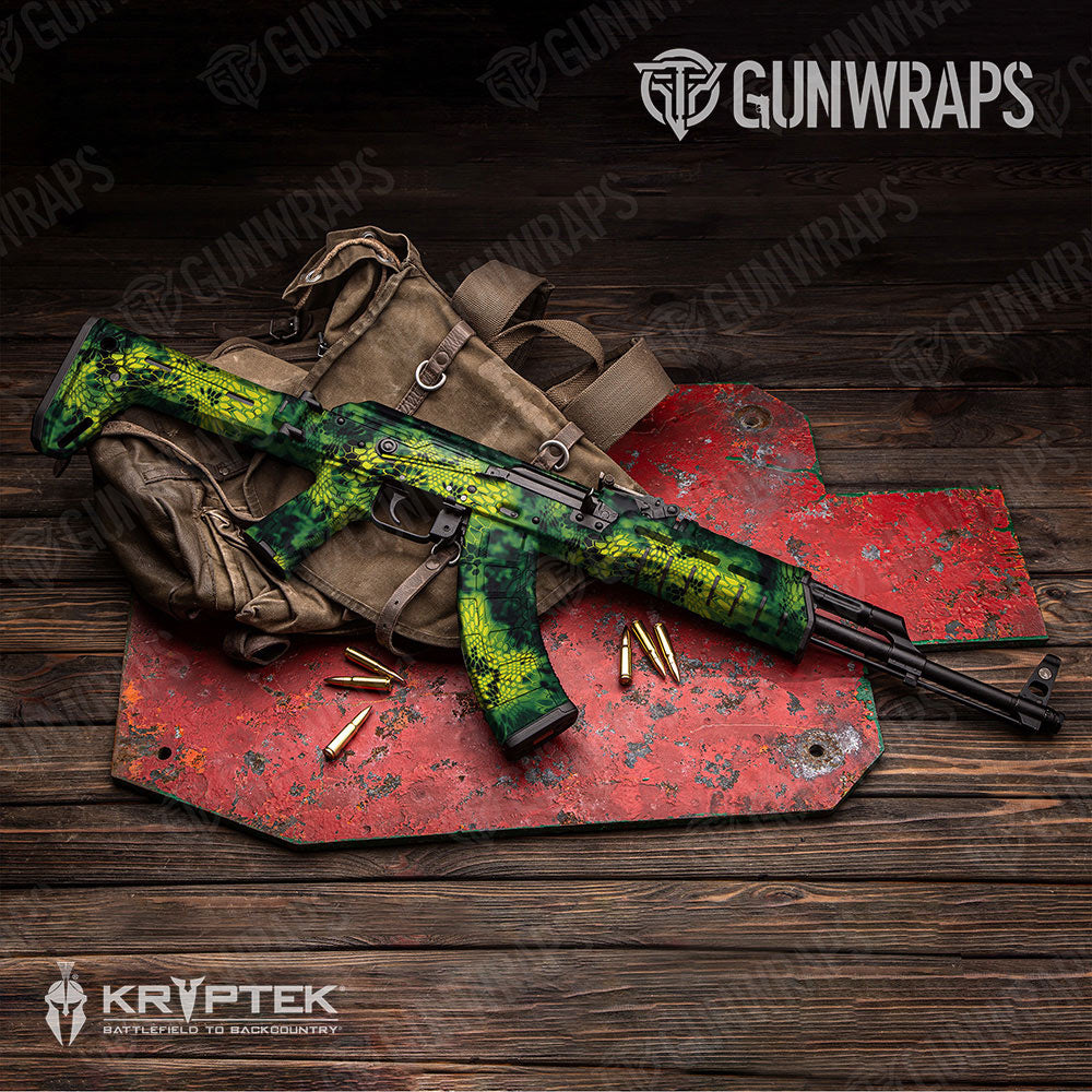 Kryptek Toxic Waste Gun Skin Vinyl Wrap