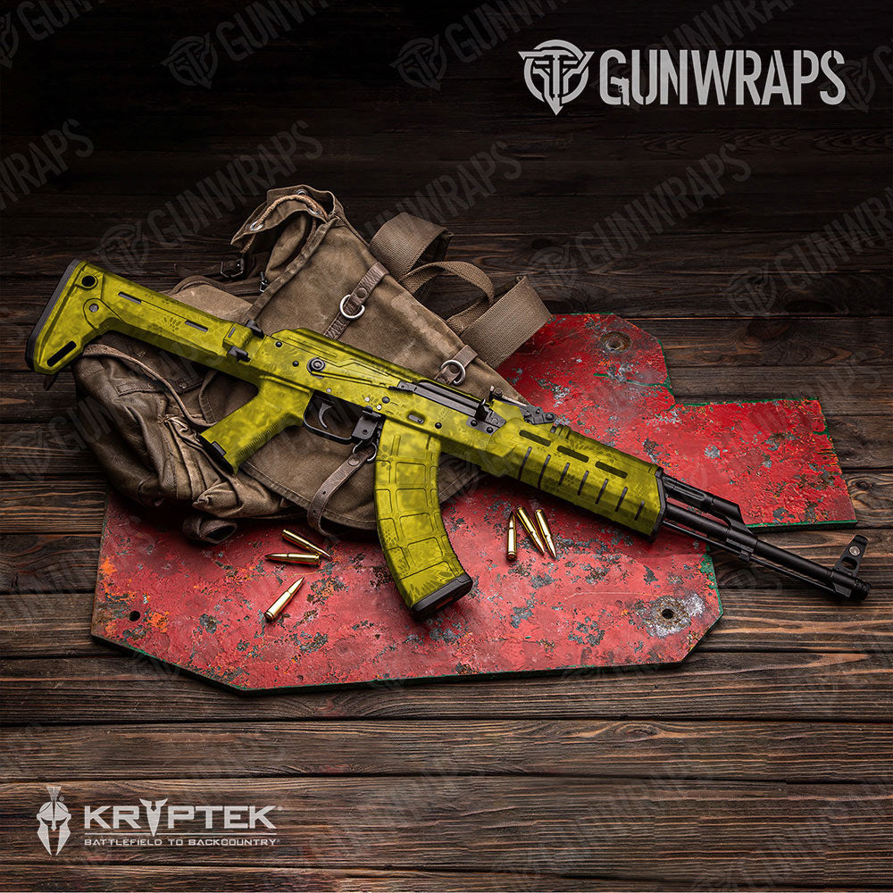 Kryptek Yellow Gun Skin Vinyl Wrap