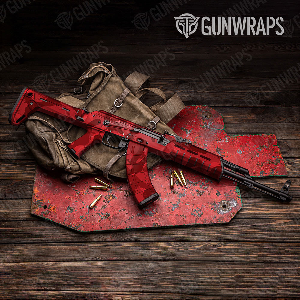 Ragged Elite Red Gun Skin Vinyl Wrap