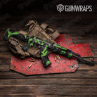 Ragged Metro Green Gun Skin Vinyl Wrap