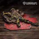 Ragged Militant Yellow Gun Skin Vinyl Wrap
