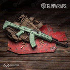 Realtree WAV3 Lime Green Gun Skin Vinyl Wrap