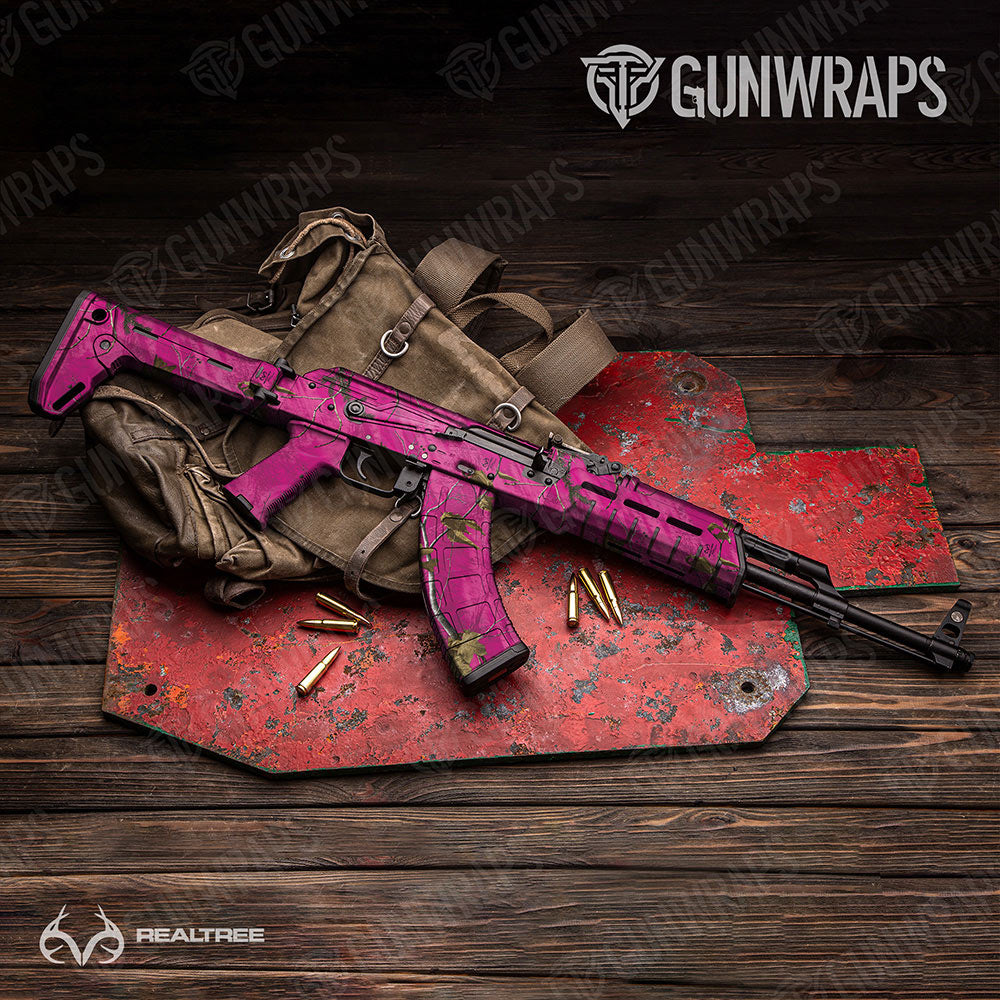 Realtree XTRA Colors Magenta Gun Skin Vinyl Wrap