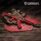 Rust 3D Red Gun Skin Vinyl Wrap