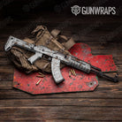 Rust 3D White Gun Skin Vinyl Wrap