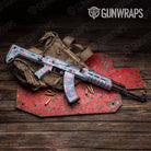 Shattered Cotton Candy Gun Skin Vinyl Wrap