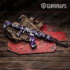 Shattered Purple Tiger Gun Skin Vinyl Wrap