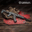 Stone Emperador Rose Marble Gun Skin Vinyl Wrap