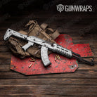 Substrate Snowstorm Gun Skin Vinyl Wrap