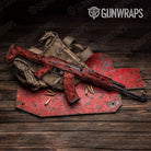 Toadaflage Red Gun Skin Vinyl Wrap