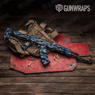 Vietnam Tiger Stripe Blue Tiger Gun Skin Vinyl Wrap