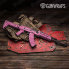 Vietnam Tiger Stripe Elite Pink Gun Skin Vinyl Wrap