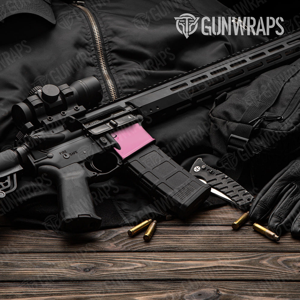 AR-15 Mag Well Battle Storm Elite Pink Gun Skin Vinyl Wrap