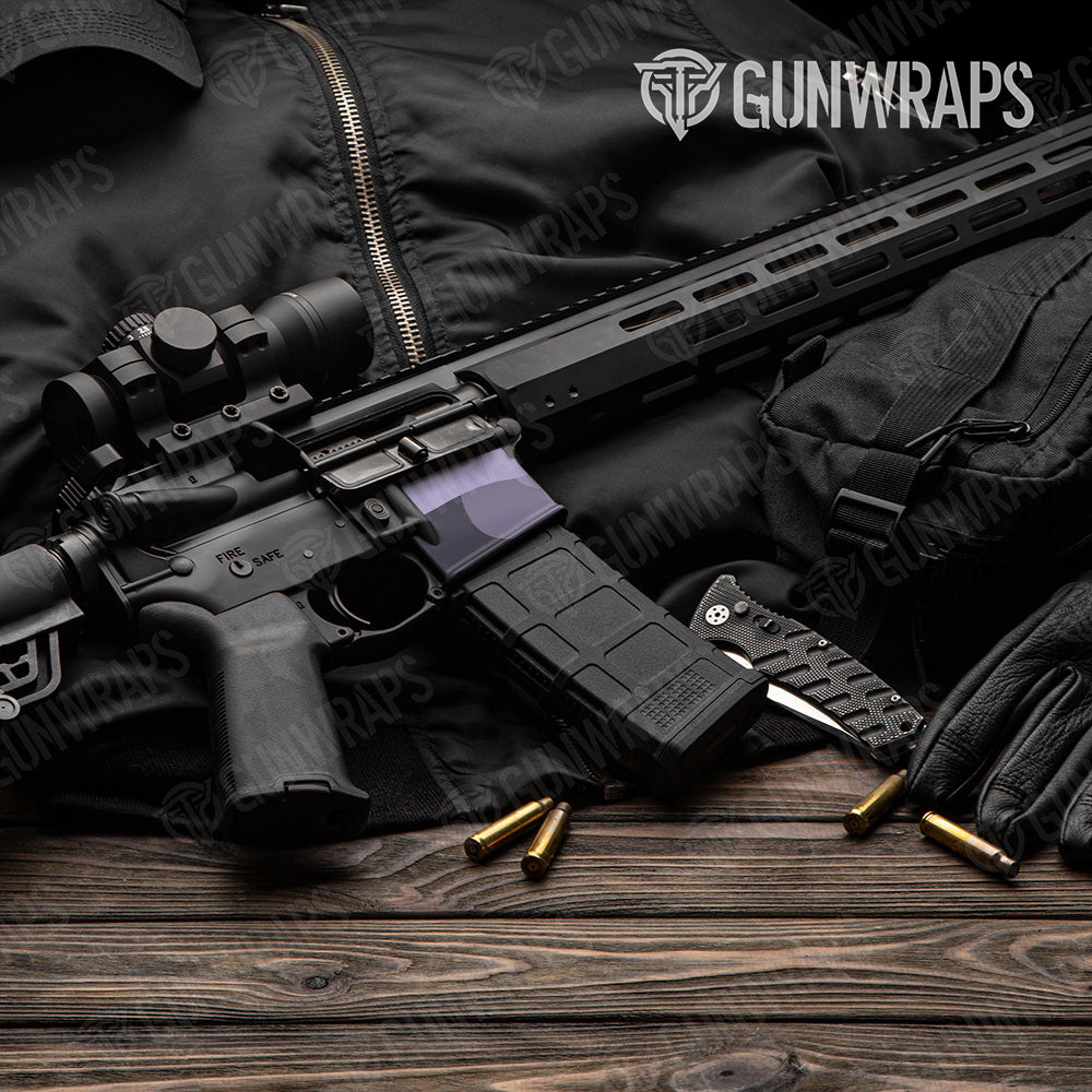 AR-15 Mag Well Classic Lilac Gun Skin Vinyl Wrap