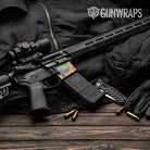 AR-15 Mag Well Digital Carnival Gun Skin Vinyl Wrap