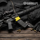 AR-15 Mag Well Digital Elite Yellow Gun Skin Vinyl Wrap