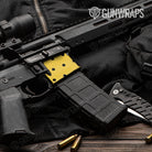 AR-15 Mag Well Dotted Sunflower Gun Skin Vinyl Wrap