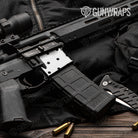 AR-15 Mag Well Dotted White Gun Skin Vinyl Wrap