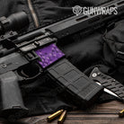 AR-15 Mag Well Eclipse Elite Purple Gun Skin Vinyl Wrap