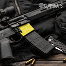 AR-15 Mag Well Eclipse Elite Yellow Gun Skin Vinyl Wrap