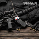 AR-15 Mag Well Erratic America Gun Skin Vinyl Wrap