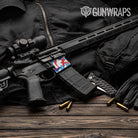 AR-15 Mag Well Erratic M Series Gun Skin Vinyl Wrap